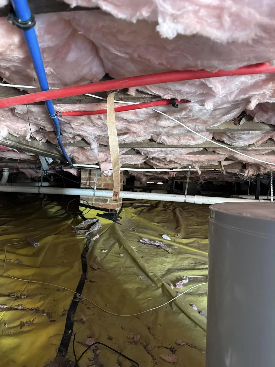 Crawlspace & systems work